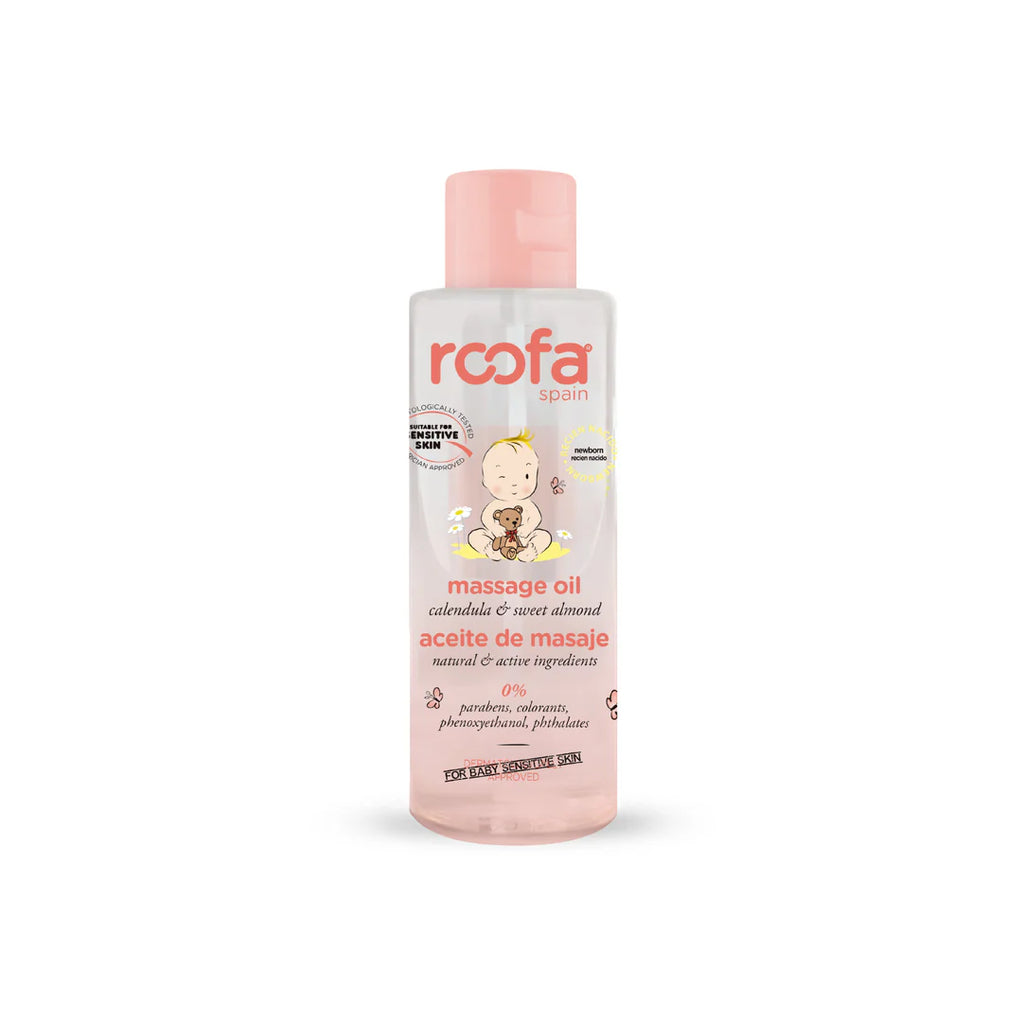 Roofa Sweet Almond & Calendula Soothing Massage Oil